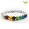 Howlite and seven chakra bracelets|healing-crystals | angel-global-consultancy