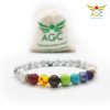 Howlite and seven chakra bracelets|healing-crystals | angel-global-consultancy