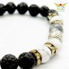 lava and howlite bracelets|healing-crystals|angel-global-consultancy