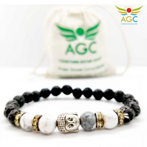 lava and howlite bracelets|healing-crystals|angel-global-consultancy